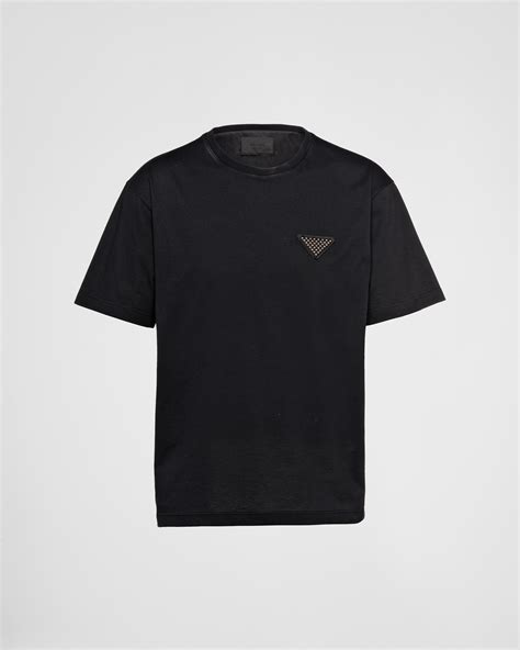 t shirt prada homme noir|prada t-shirts for men.